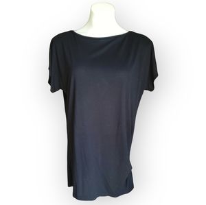 Ann Taylor Medium Black Short Sleeve Top